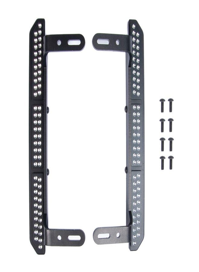 WEFEINO Metal Side Pedal Step Running Boards Foot-Plate Compatible with Tra-xxas TRX-4 TRX4 Bronco 1/10 RC Crawler Car - Image 1